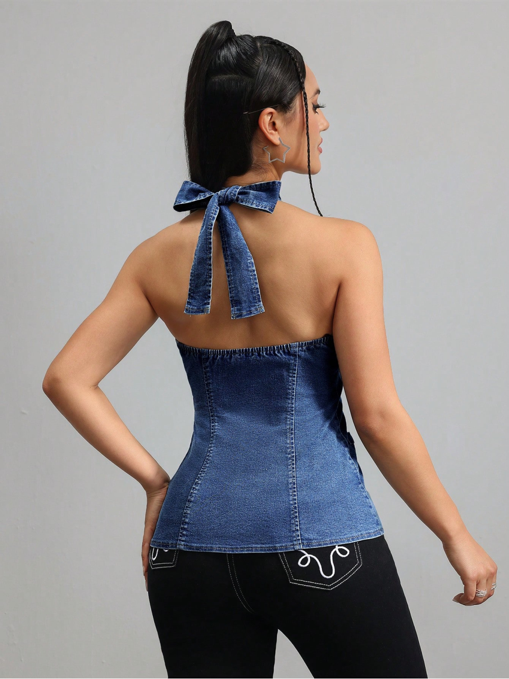 2026 new neck hanging sleevele - Girl Fashion Street บทวิจารณ์และราคา