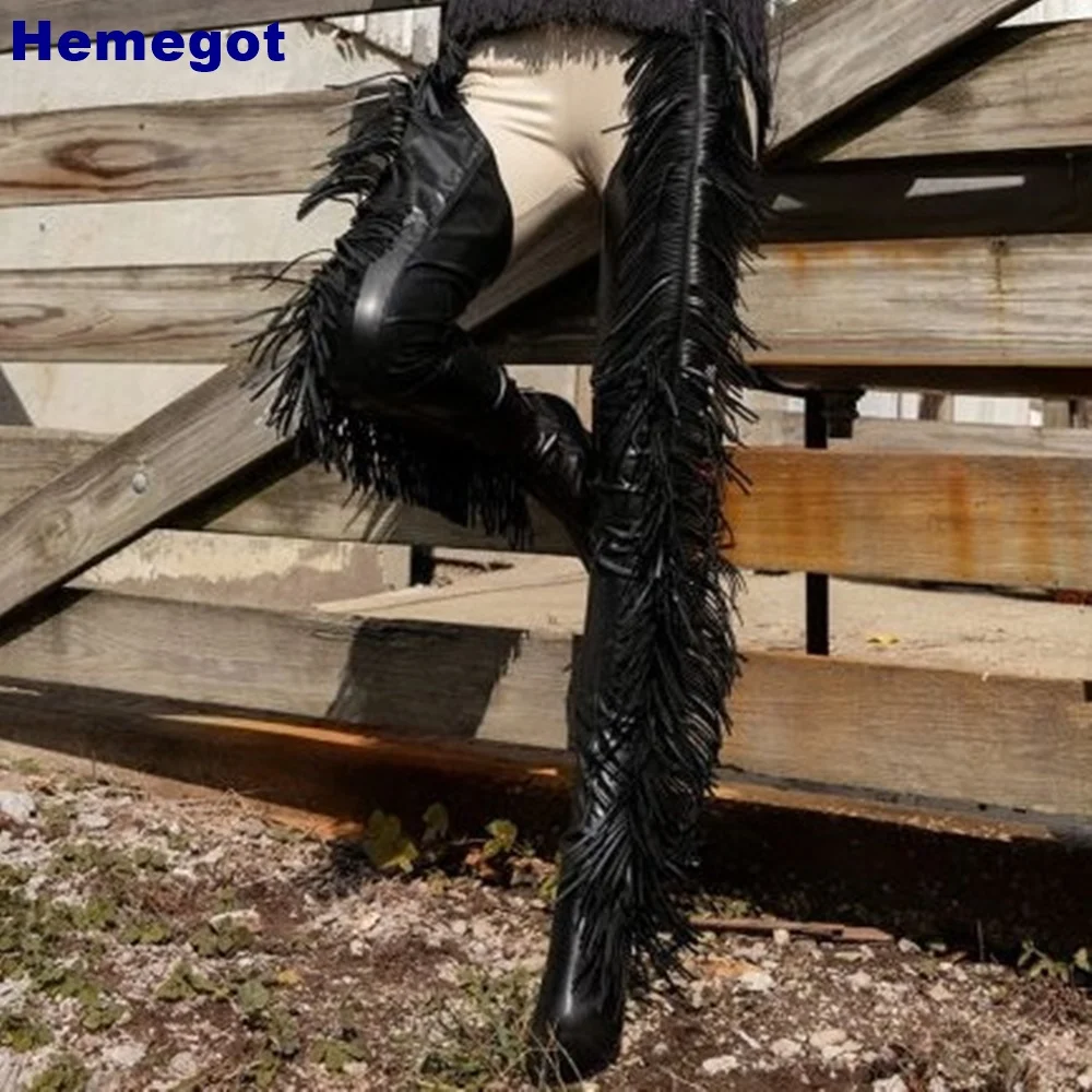 Sexy Ladies Black Fringed Wais - Street Fashion Lady บทวิจารณ์และราคา