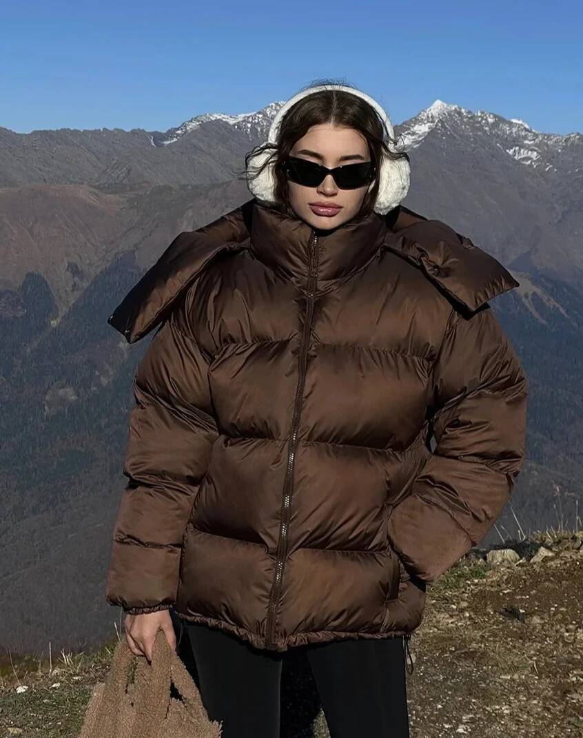 Winter Warm Down Women Fashion - Street Fashion Taiwan บทวิจารณ์และราคา