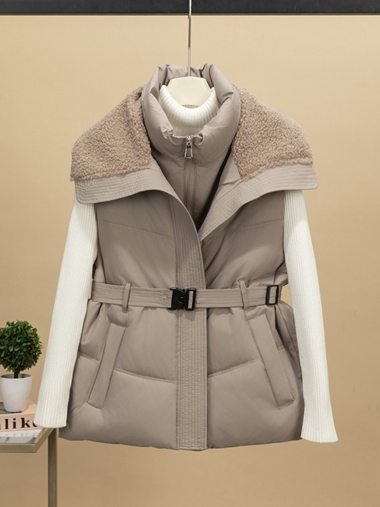 New Women's Quilted Puffer Ves - Puffer Vest Padded บทวิจารณ์และราคา
