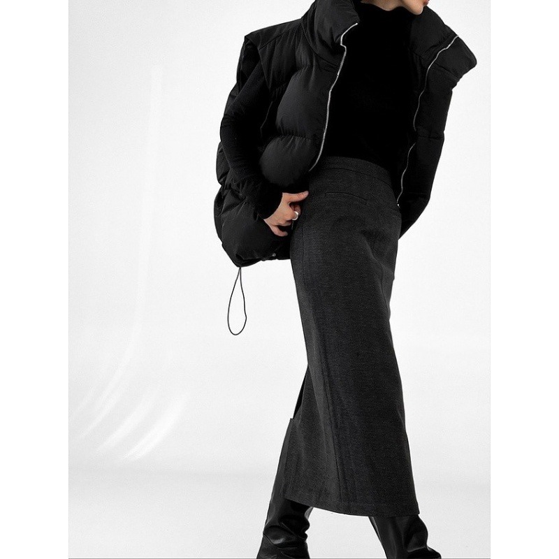 Women's Cotton-padded Jacket 2 - Puffer Vest Padded บทวิจารณ์และราคา
