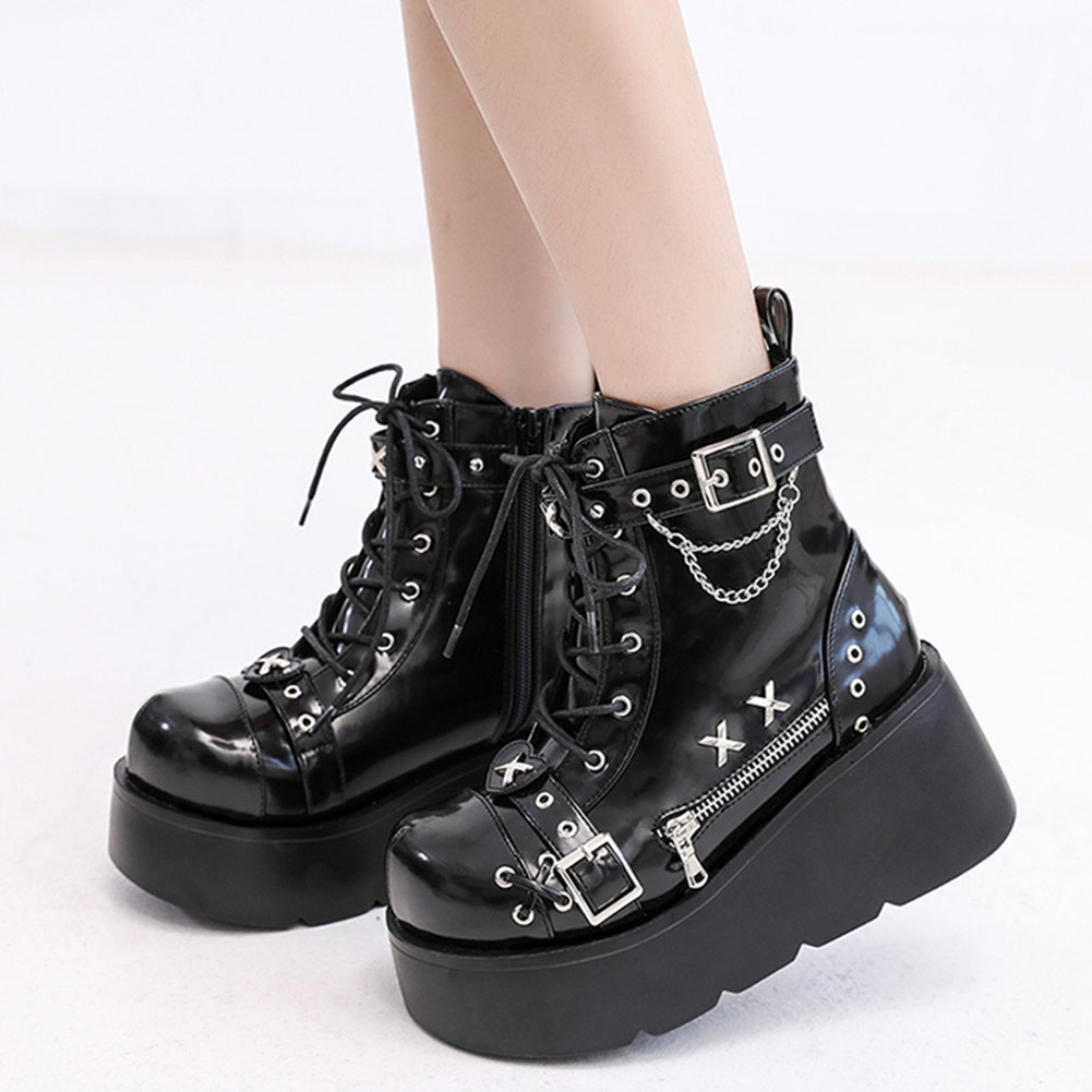 Brand New Ladies Goth Platform - Girl Fashion Street บทวิจารณ์และราคา