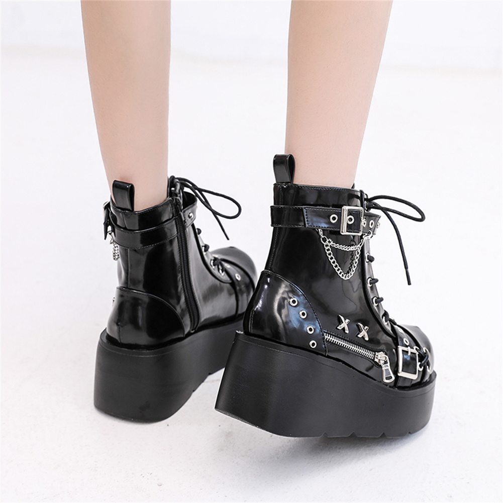 Brand New Ladies Goth Platform - Girl Fashion Street บทวิจารณ์และราคา