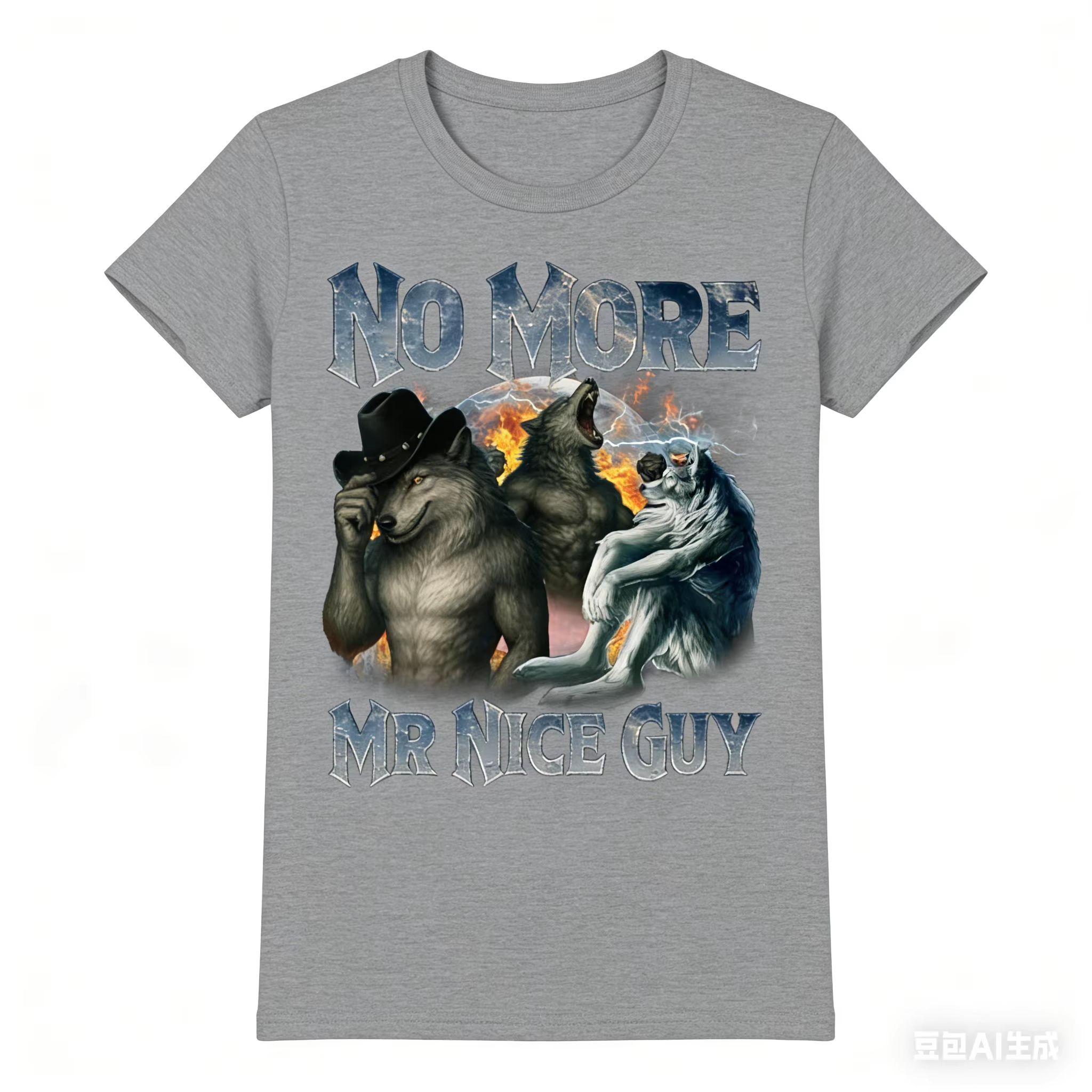 No More Mr Nice Guy Funny Alph - Street Fashion Guys บทวิจารณ์และราคา