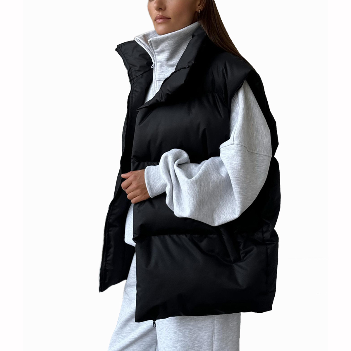 Women's Outerwear Casual Vest  - Puffer Vest Padded บทวิจารณ์และราคา