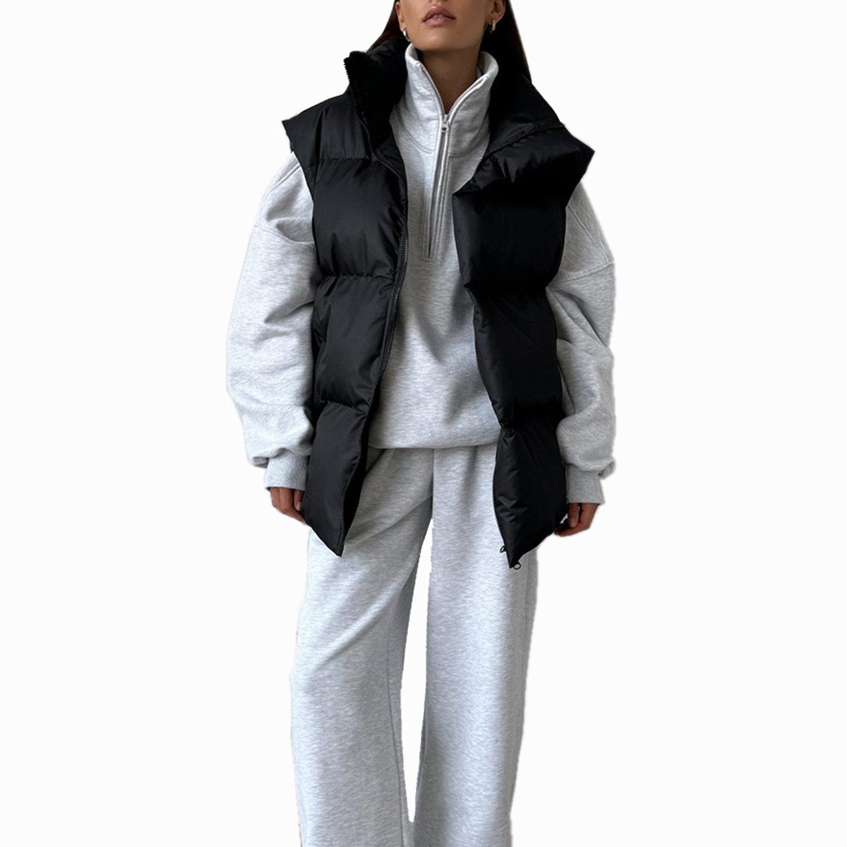 Women's Outerwear Casual Vest  - Puffer Vest Padded บทวิจารณ์และราคา