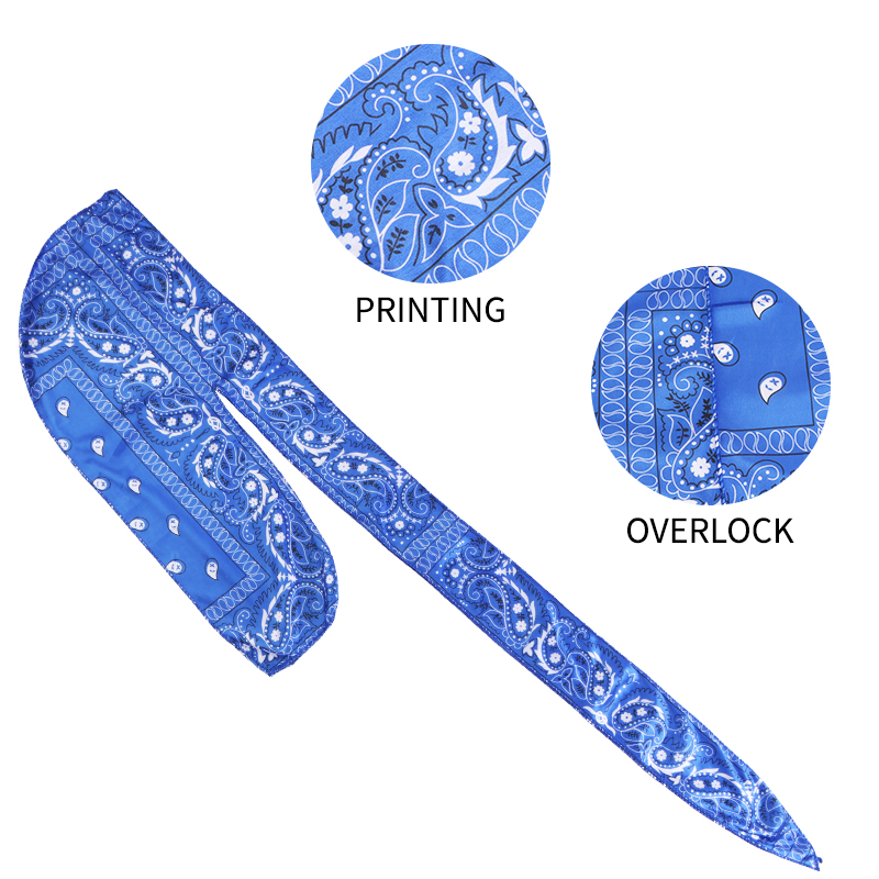 Amoeba Print Silky Durag Banda - Street Fashion Hijab บทวิจารณ์และราคา