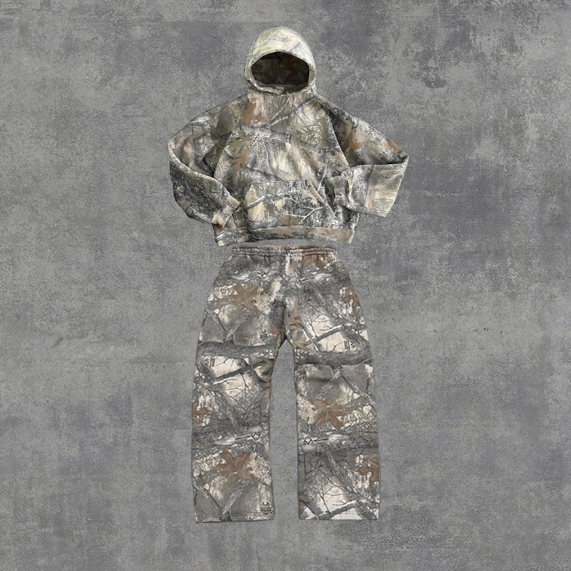 2 Pcs Outerwear Co-ords Y2K Re - Camo Pattern Set บทวิจารณ์และราคา
