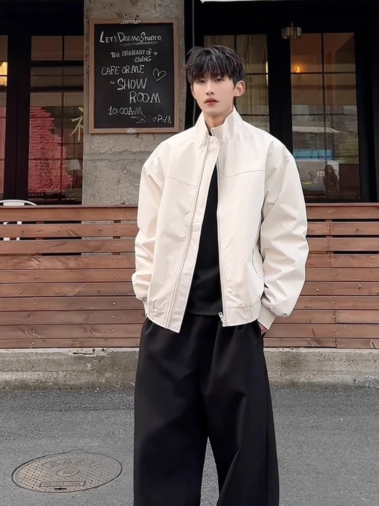 Men Solid Coach Jacket Spring  - Coach Jacket Bomber บทวิจารณ์และราคา