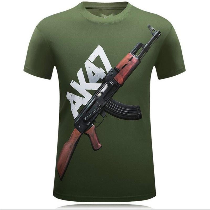 Tough Guy Style 3D Print T-shi - Street Fashion Guys บทวิจารณ์และราคา