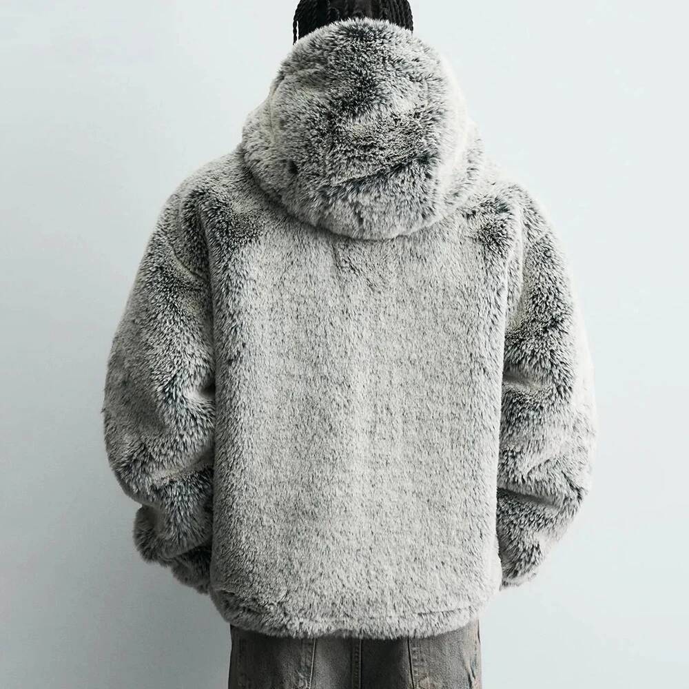 Winter New Faux Fur Long-Sleev - Street Fashion Taiwan บทวิจารณ์และราคา