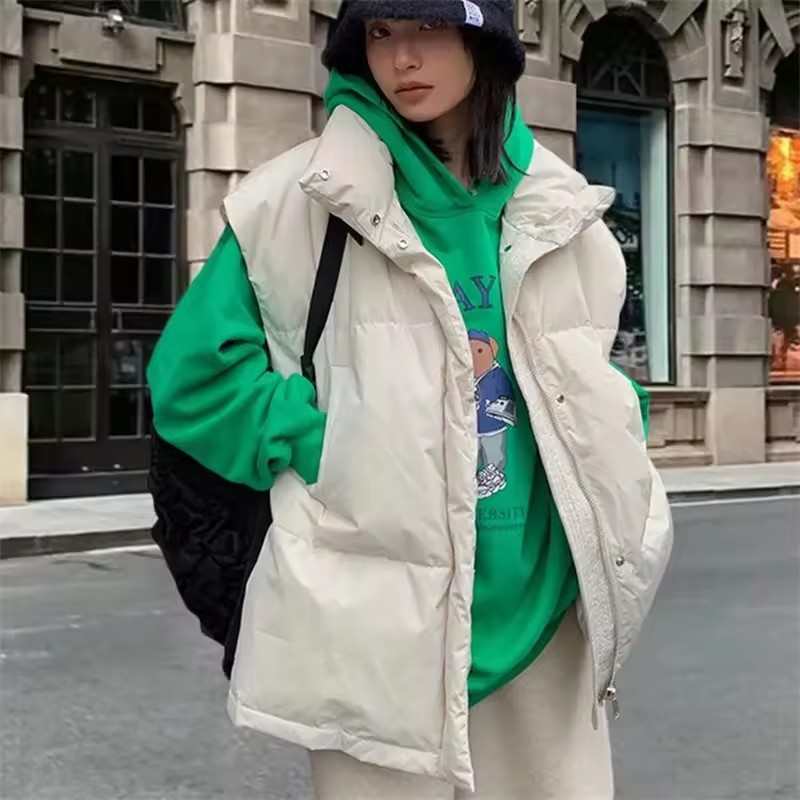 2025 New Korean Winter Vest Ja - Puffer Vest Padded บทวิจารณ์และราคา