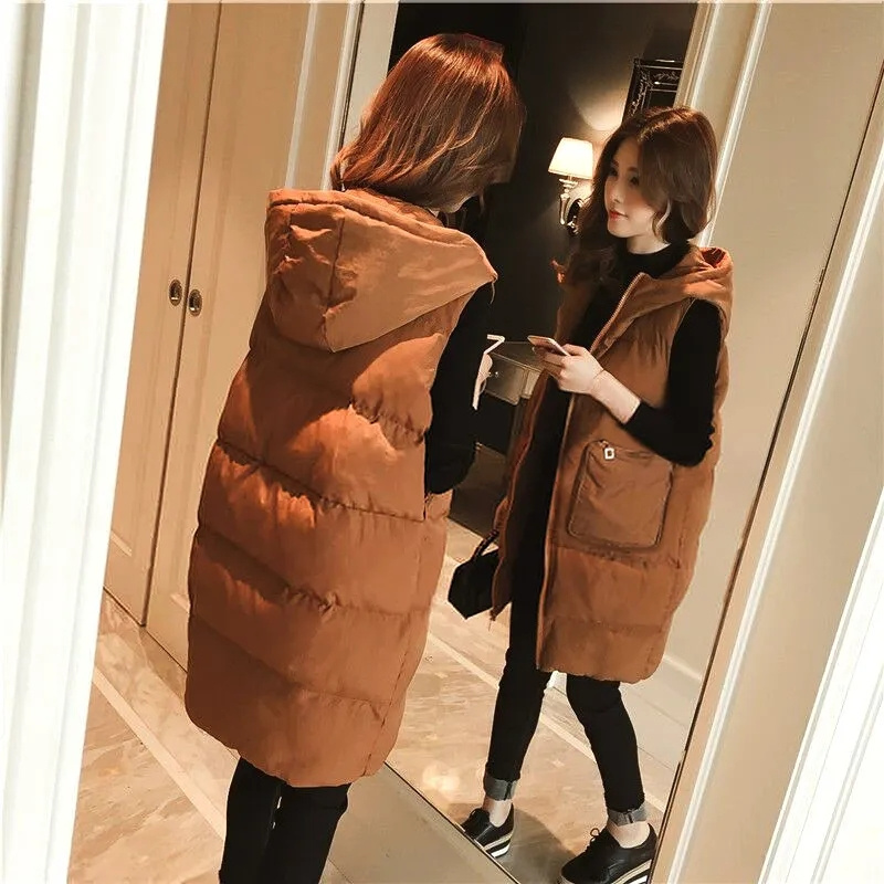 2026 New Winter Sleeveless Tan - Puffer Vest Padded บทวิจารณ์และราคา
