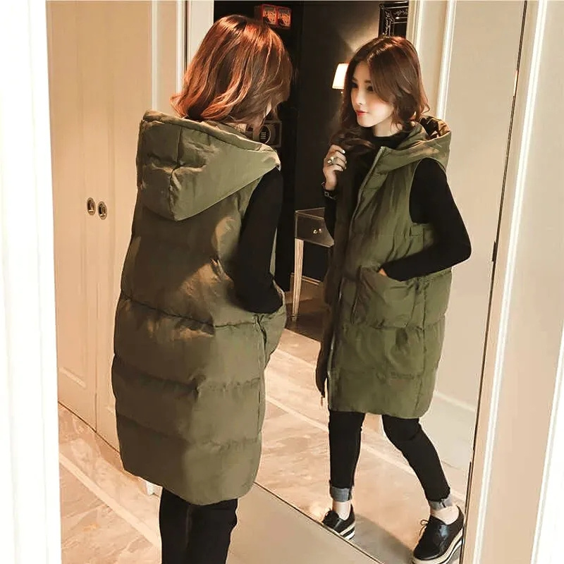 2026 New Winter Sleeveless Tan - Puffer Vest Padded บทวิจารณ์และราคา