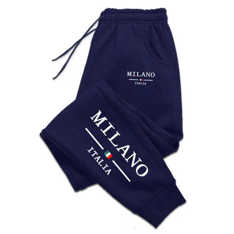 Milan Printed Mens Sweatpants  - Street Fashion Of Milan บทวิจารณ์และราคา