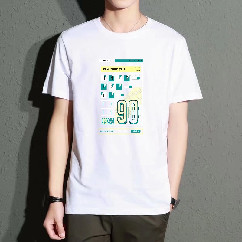 Men's Black Round-Neck Short-S - Street Fashion Of New York บทวิจารณ์และราคา