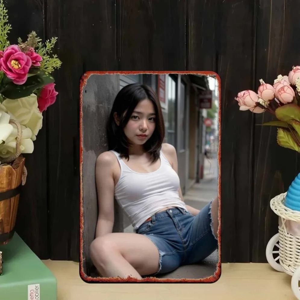 New Trendy HD Metal Wall Art - - Street Fashion Asian บทวิจารณ์และราคา