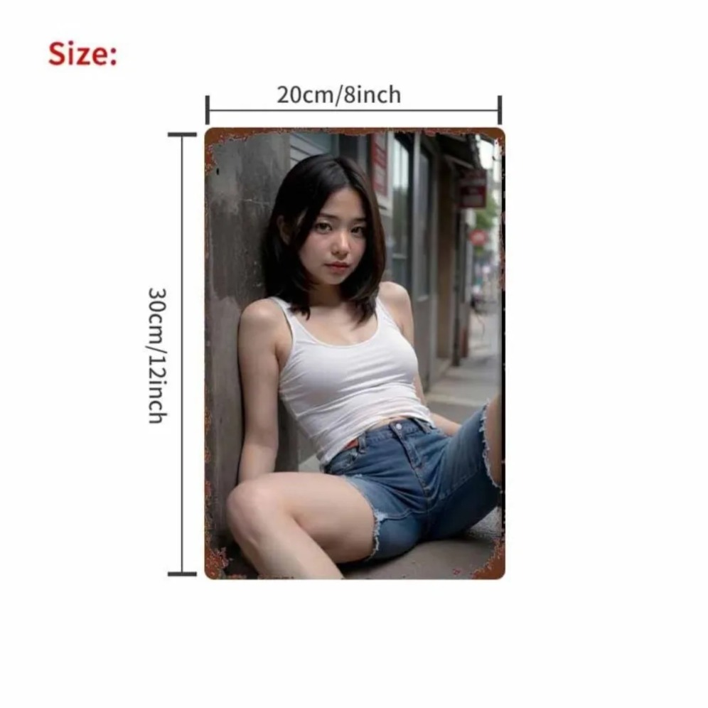 New Trendy HD Metal Wall Art - - Street Fashion Asian บทวิจารณ์และราคา