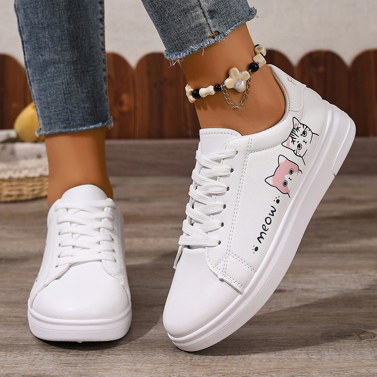 Women Sneakers Fashion Breathb - Street Fashion Ladies บทวิจารณ์และราคา