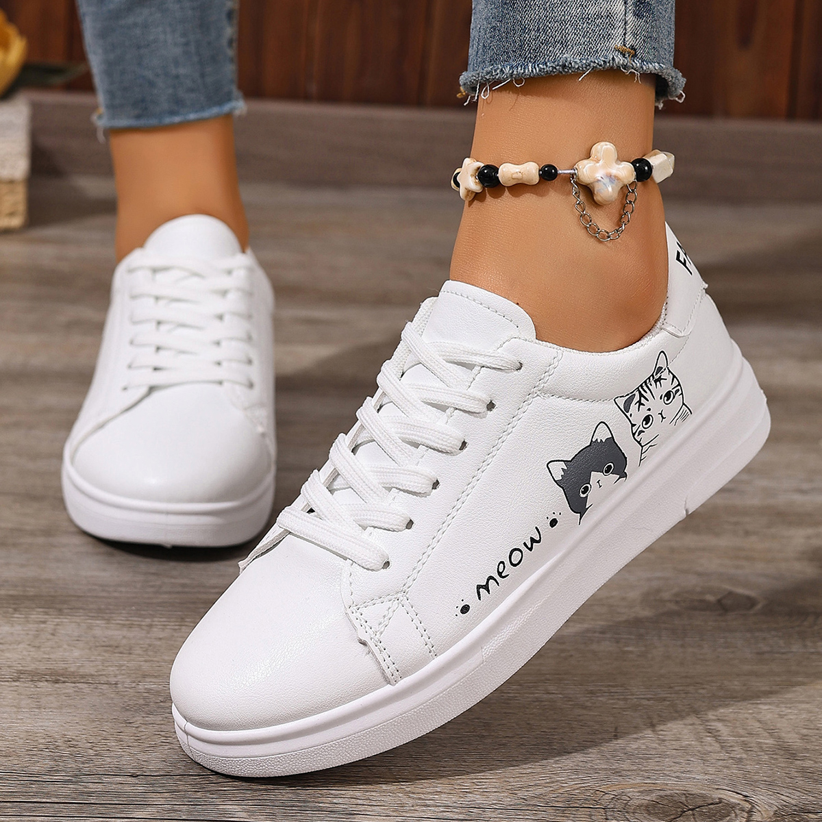 Women Sneakers Fashion Breathb - Street Fashion Ladies บทวิจารณ์และราคา