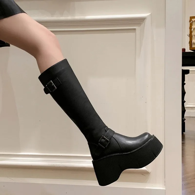 Women's Knee-high Boots Classi - Street Fashion Style Youtube บทวิจารณ์และราคา