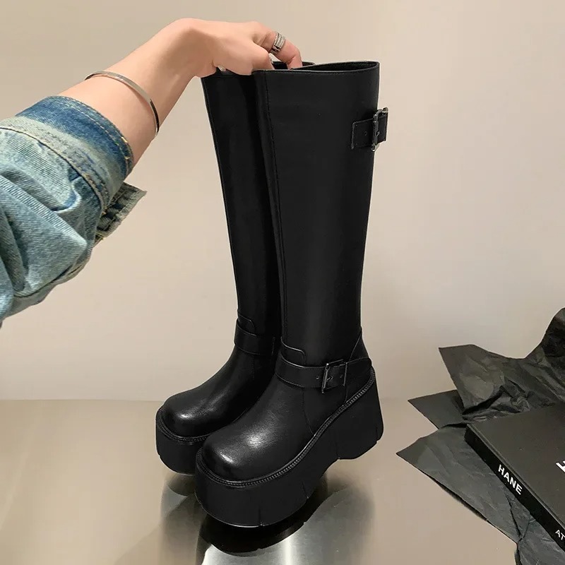 Women's Knee-high Boots Classi - Street Fashion Style Youtube บทวิจารณ์และราคา