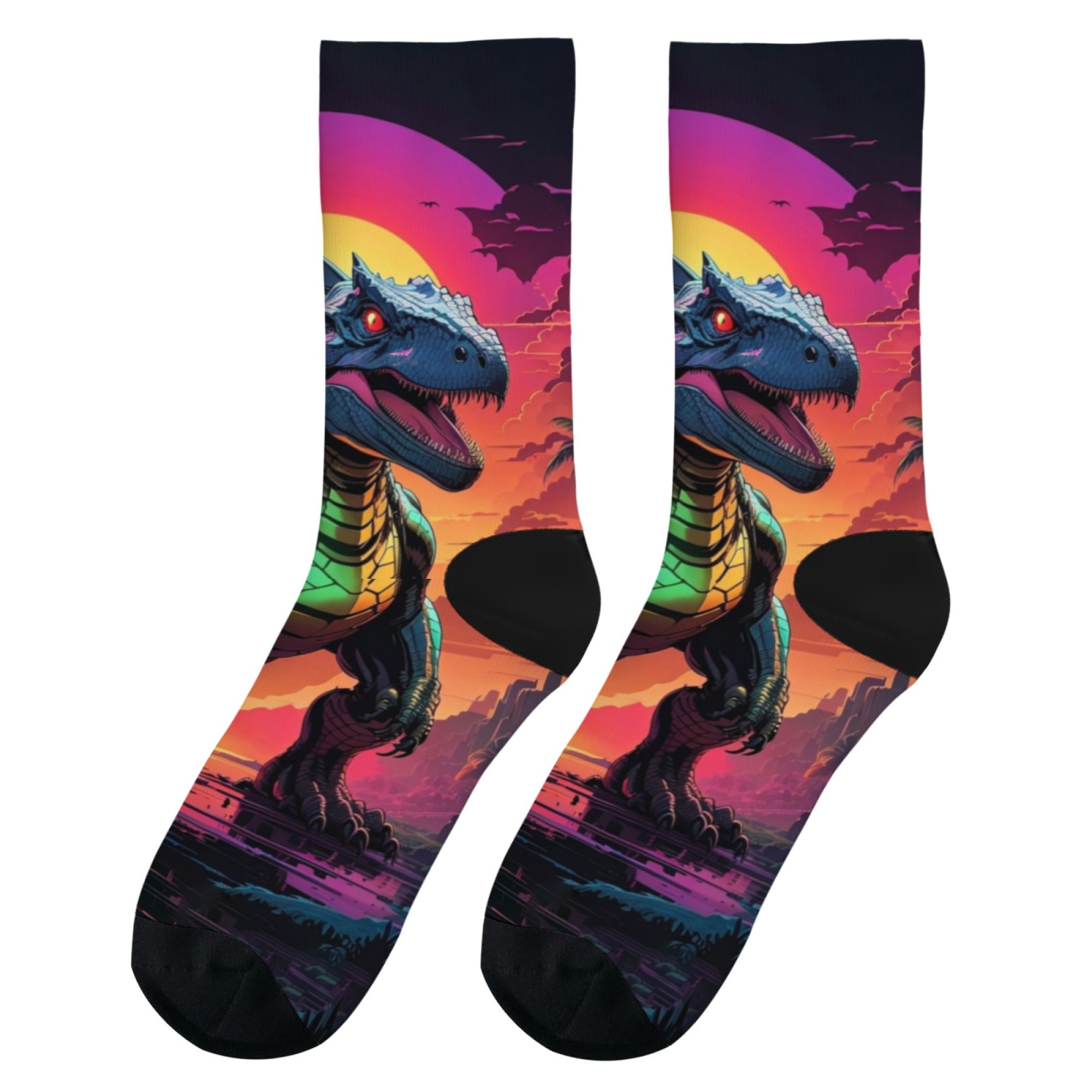 Comic Style Jurassic Dinosaur  - Street Fashion Style Youtube บทวิจารณ์และราคา