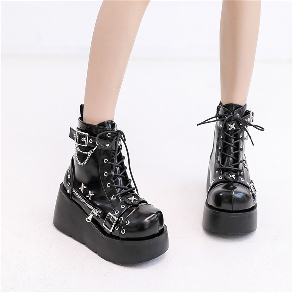 Brand New Ladies Goth Platform - Girl Fashion Street บทวิจารณ์และราคา