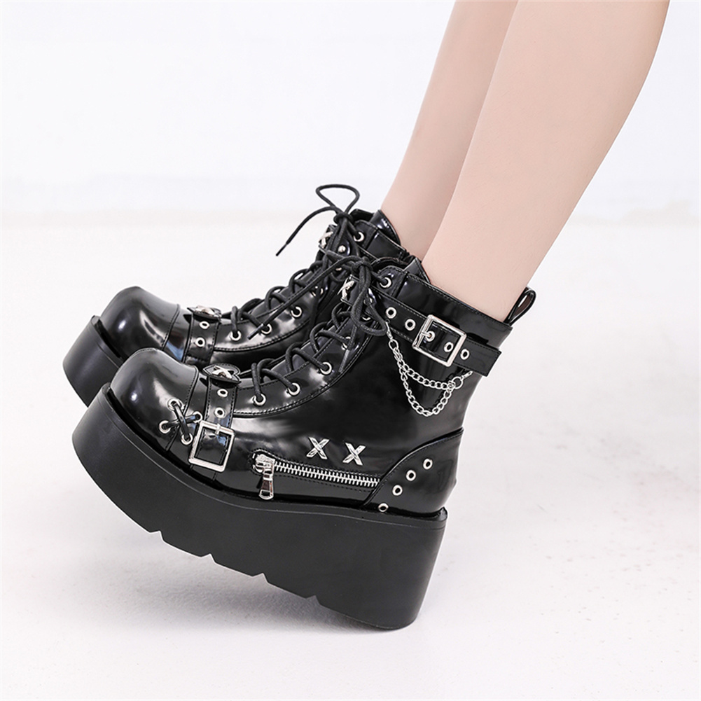 Brand New Ladies Goth Platform - Girl Fashion Street บทวิจารณ์และราคา