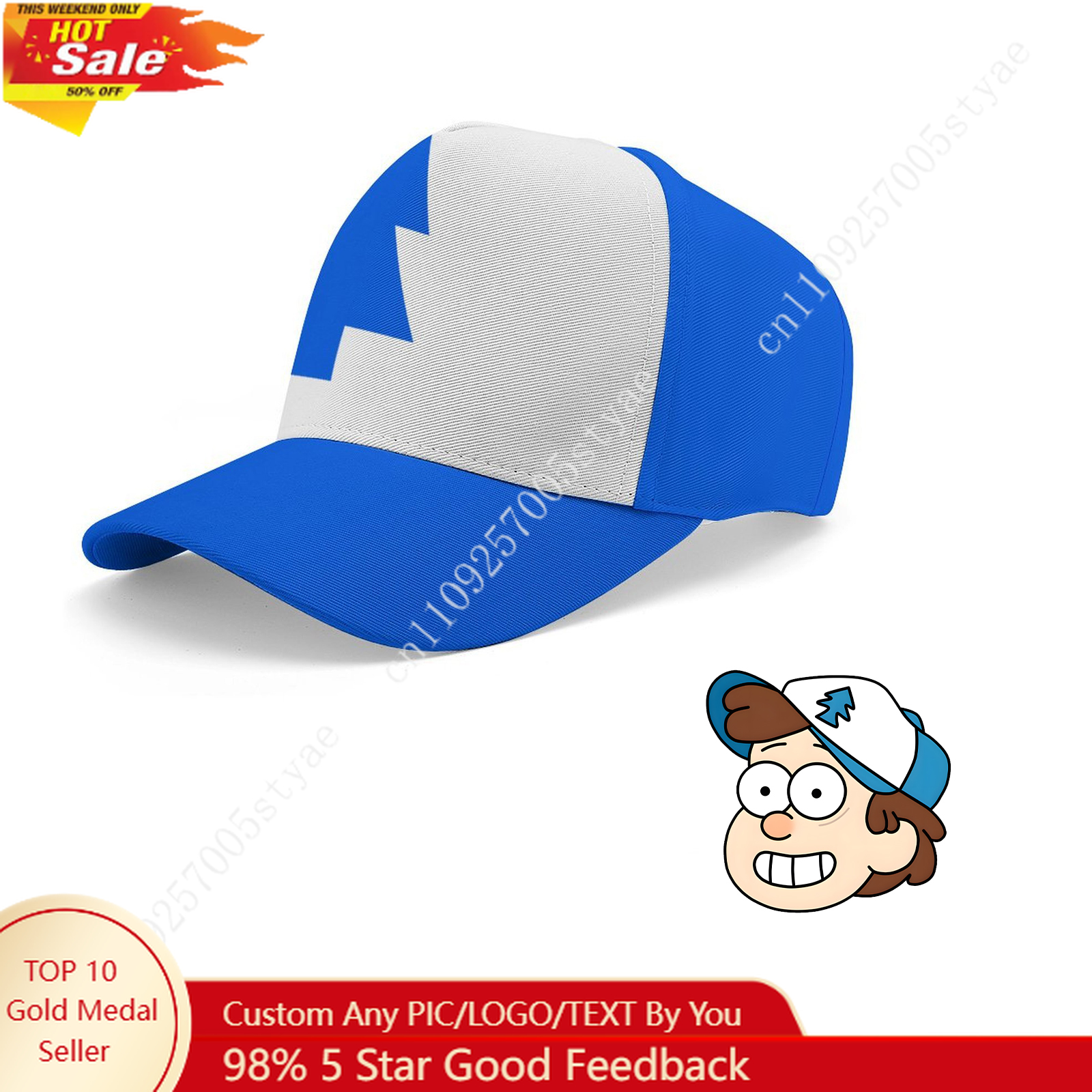 Dipper Pines Baseball Cap Disn - Baseball Cap Fitted บทวิจารณ์และราคา