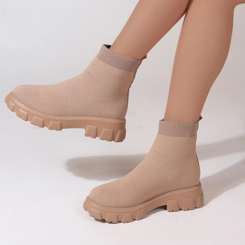 Brand Women Ankle Boots Lightw - Street Fashion Style Youtube บทวิจารณ์และราคา