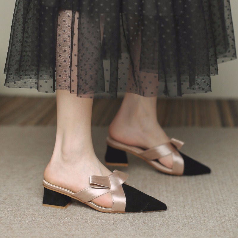 NEW Flat Sandals Pointed Toe M - Street Fashion Lady บทวิจารณ์และราคา