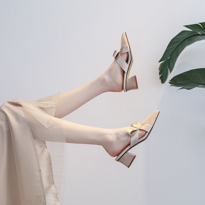 NEW Flat Sandals Pointed Toe M - Street Fashion Lady บทวิจารณ์และราคา
